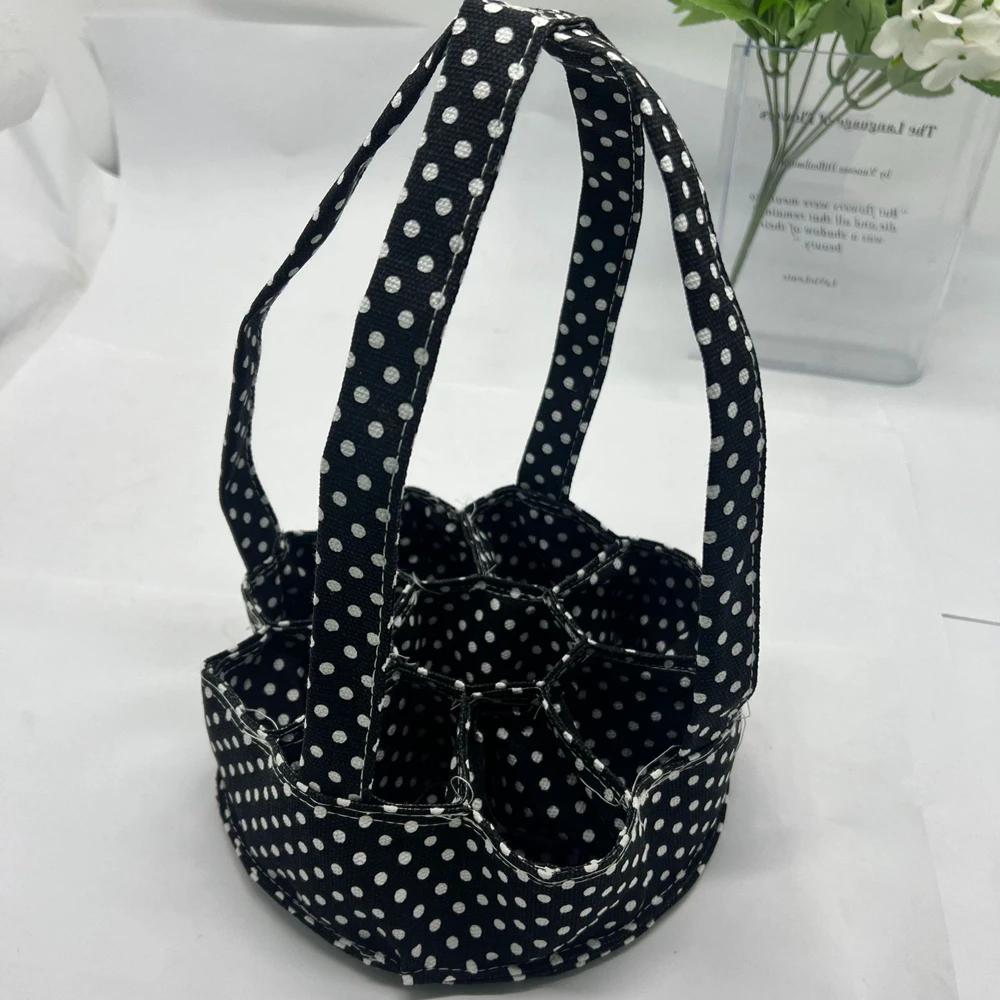 Tragbarer Eiersammelkorb mit 9 Fächern | Küchenaufbewahrungsbehälter für Hühnereier Enteneier Leinwandtasche Eiereinteiler