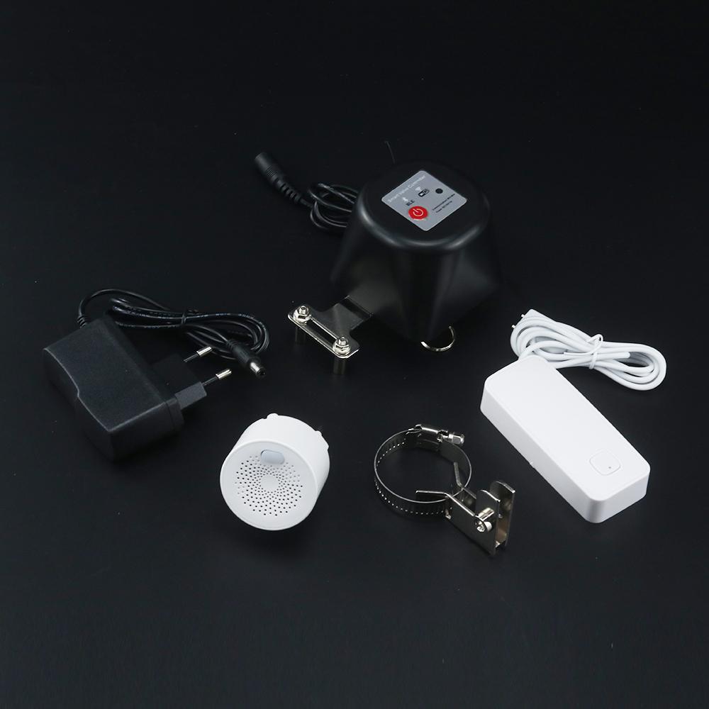 1/2" 3/4" 1" Inteligentny zawór gazowy Tuya WIFI Timer odcinający wodę ogrodową Kontroler nawadniania z czujnikiem wody/gazu Alexa Google
