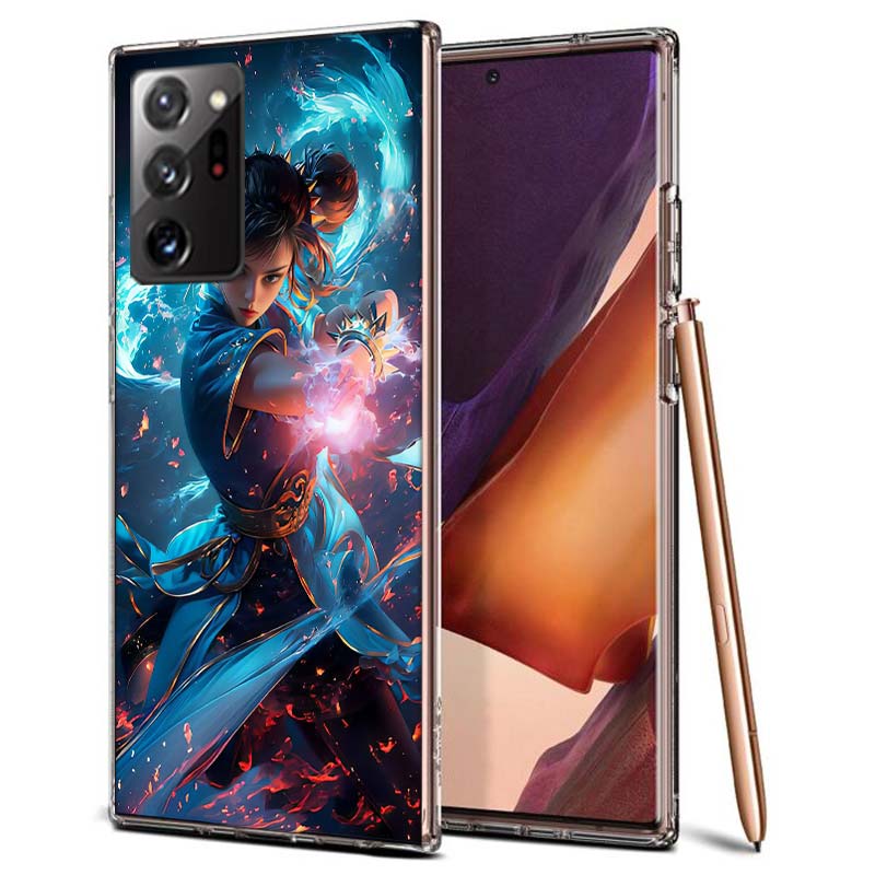 Game Anime Ch-Chun Li Phone Case for Samsung A55 A35 A25 A15 A07 A05S A16 A17 A26 A36 A37 A56 A57 Galaxy Note 20 10 A50S A71 A51