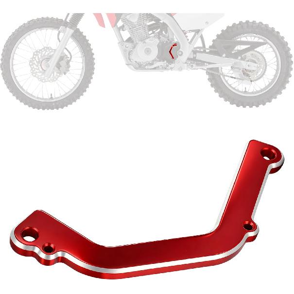 

Dirt Bike Case Saver CNC for CRF 125F CRF125F CRF125FB Big Wheel 2019-2025, Engine Chain Guard Protector 6061 Aluminum Alloy | Precision Machining | червоний