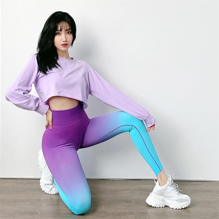Buy New Gradient Yoga Pants Seamless 
