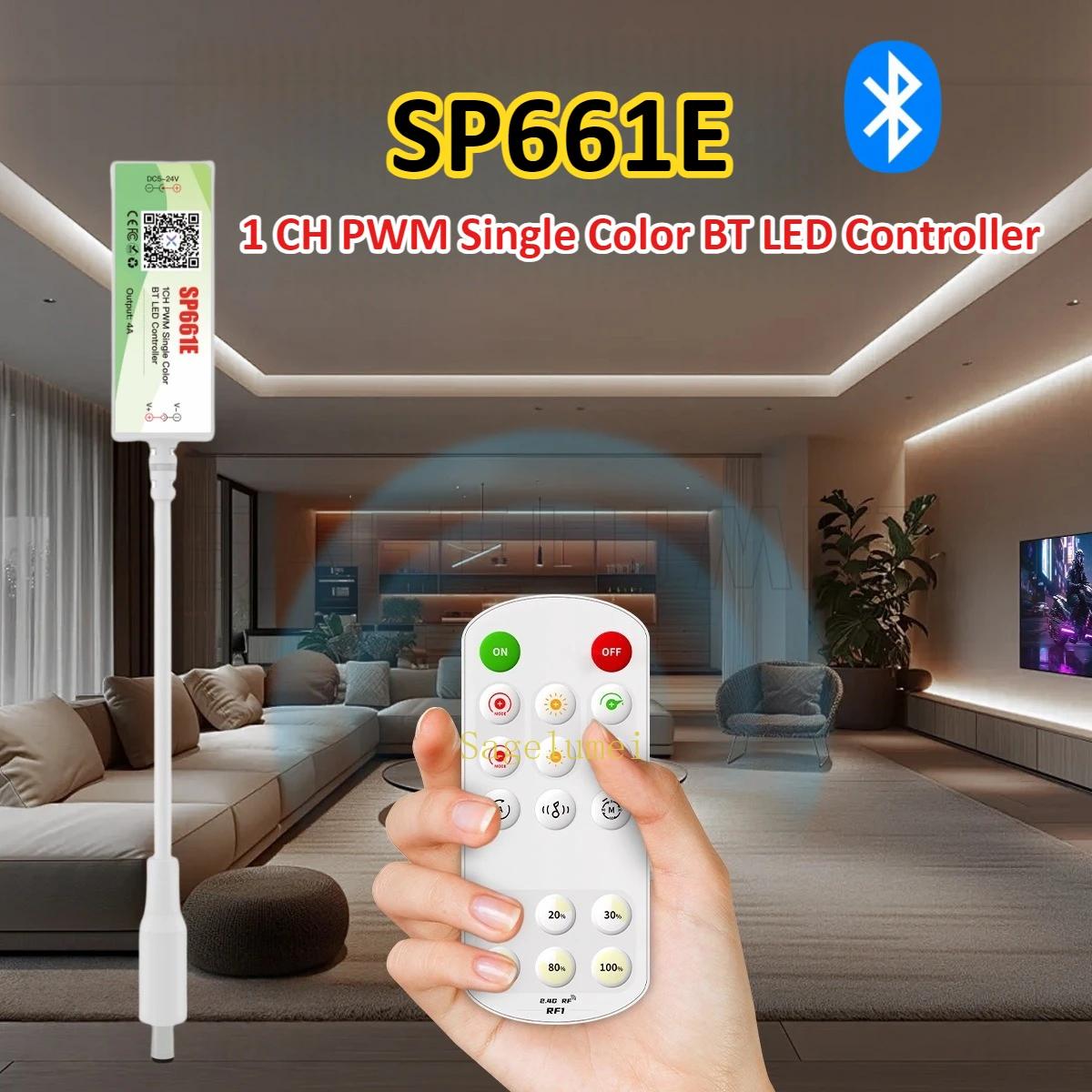 

SP661E/62E/63E/64E/65E/68E 1CH/2CH/3CH/4CH/5CH App control and 2.4G RF remote control For SingleColor RGBW RGBCCT Light Strips