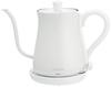 Iris Ohyama Electric Kettle, Drip Type, 600ml, Antique Style, White, IKE-C600-W, Energy Saving