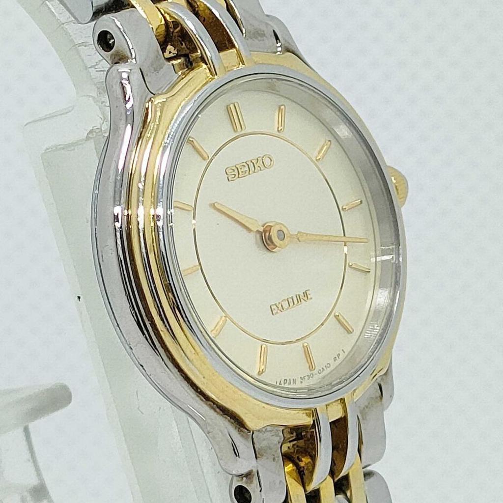 [USED] 460 Free Shipping Battery Replaced SEIKO EXILINE Watch