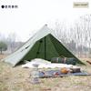 YAJIN CRAFT Square X Square 19 Paraffin Light Heat and Flame Perfect for Solo Outdoor and Camping Groundsheets Tarp, 2.9 2.9m, Canvas, Tarp,