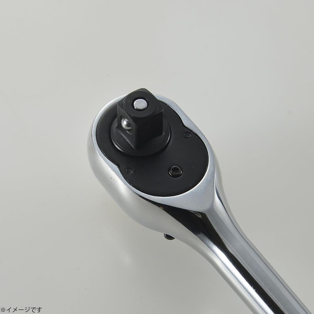 Takagi Ratchet 72 Feed Smooth Socket Attachment and Rotation Direction Switch Tightening and Loosening Tire Ratchet Socket Takagi Handle, 12.7mm