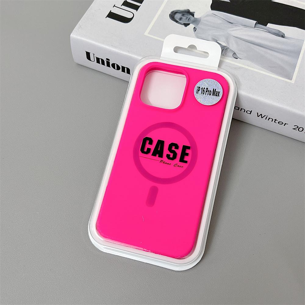 Official Same Original Liquid Silicone Phone Case for iPhone 16 15 14 13 12 Pro Max Magsafe Wireless Charging Magnetic Cover
