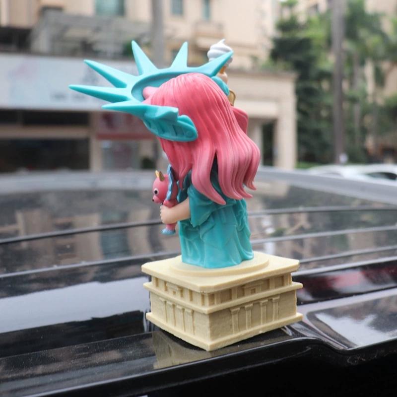 20cm Spy X Family Anya Forger Statue of Liberty Anime Action Figure Collectible Model for Desktop Decor High Quality Gift for Fans