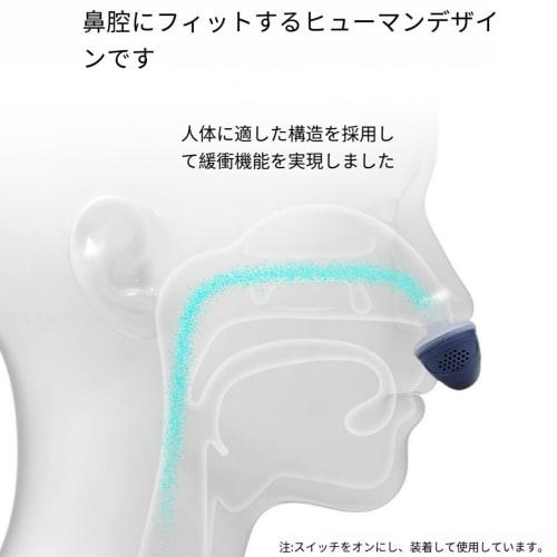 Anti-Snoring Device, Electric Nose Clip, 2-in-1 Anti-Snoring Device with Nasal Mask and Nose Plug, Improves Air Circulation During Sleep, Prevents Sle