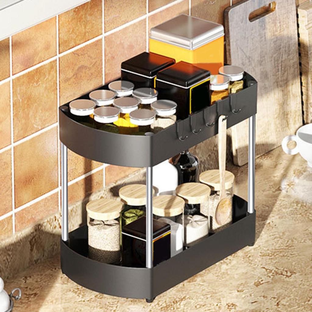 And Storage under Cabinet Large Capacity Space Saving for Closet, Countertop, Bathroom