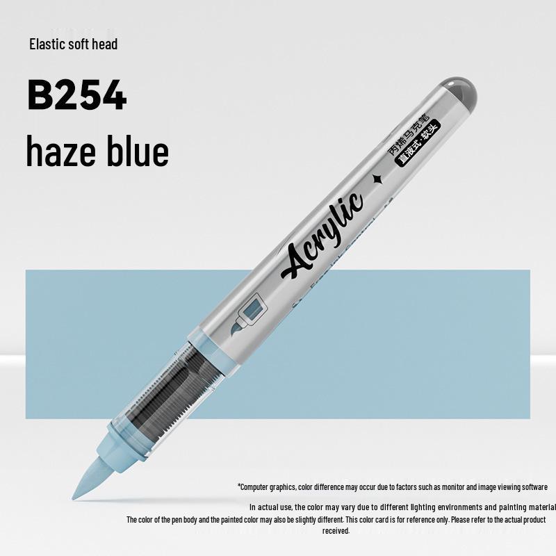 Jinzhi Liquid Acrylic Marker Pen - Soft Tip, Opaque, Large Capacity, Stackable Colors
