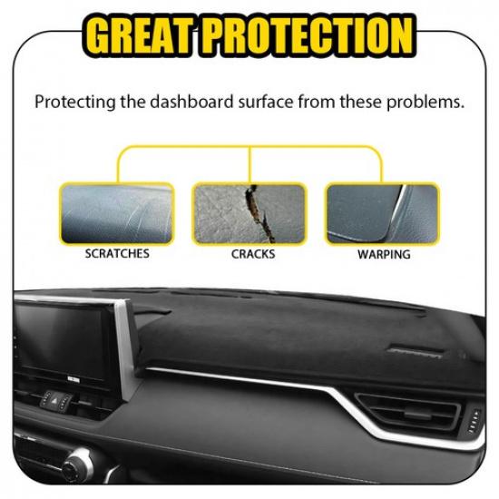 Dash Cover Antiskid Dashboard Mat Protector Sunshade For Toyota RAV4 -2024