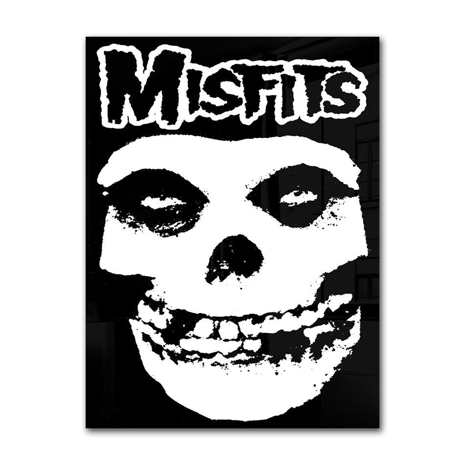 Vintage Hardcore Horror Punk The Misfits Live Foto Musik Konzert Kunst Poster Leinwand Malerei Wanddrucke Bild Zimmer Heimdeko