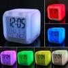 Seven-Color LED Voice-Activated Alarm Clock with Night Light