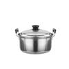5pcs Stainless Steel Stock Pot Set with Lid Deepen Soup Pot American Stock Pots  Kitchen Gadget