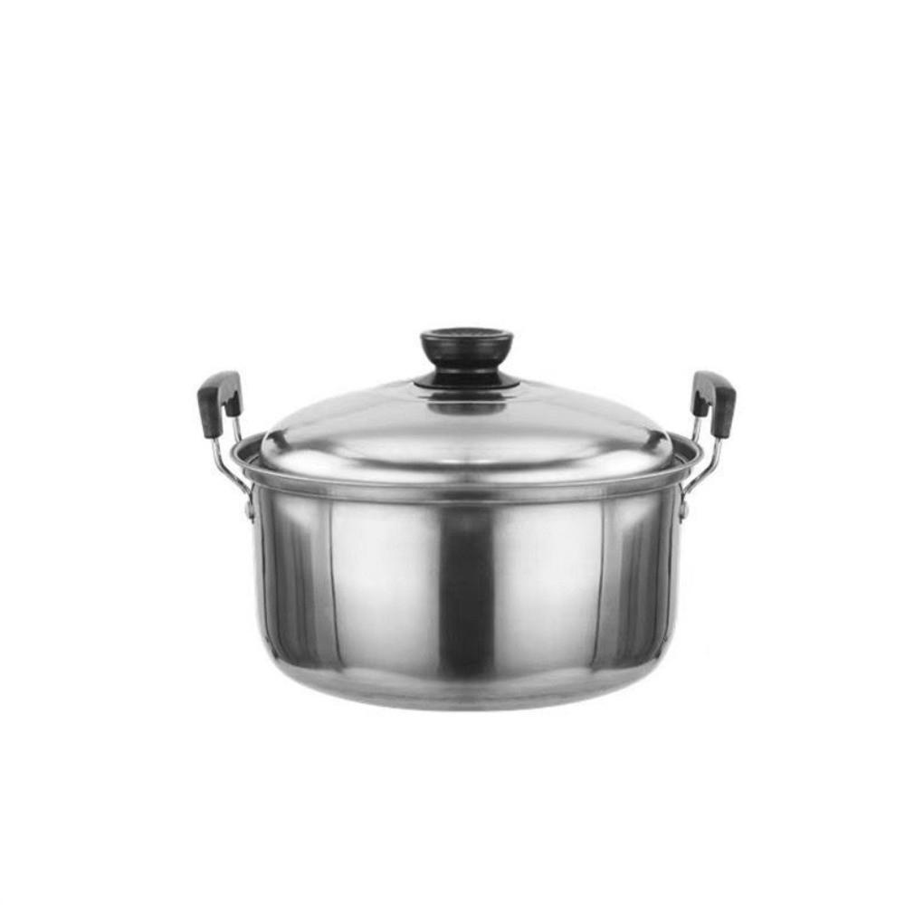 5pcs Stainless Steel Stock Pot Set with Lid Deepen Soup Pot American Stock Pots  Kitchen Gadget