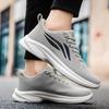 Large size wish casual soft-soled sneakers breathable single shoes fly-woven mesh running shoes men