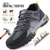 Men's Euro Standard Steel Toe Safety Shoes - Anti-Smash, Anti-Puncture, 10KV Insulated Construction Footwear