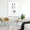 Canvas print, Grey horse