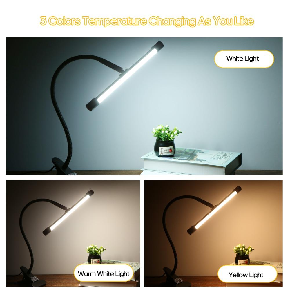 DC 5V LED Desk Light 36 LEDs Desk Light Eye Caring Desk Lamp  Reading