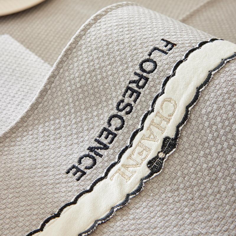 Chenier Sofa Cushion  French All-Season Non-Slip Sofa Cover Cloth Cover Dust-Proof Premium Gray Seat Cushion