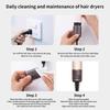 HD18 Handheld Hair Drying Machine Portable High Speed Negative Ion Hair Dryer Silent Fast Hair Drying Styling Tools