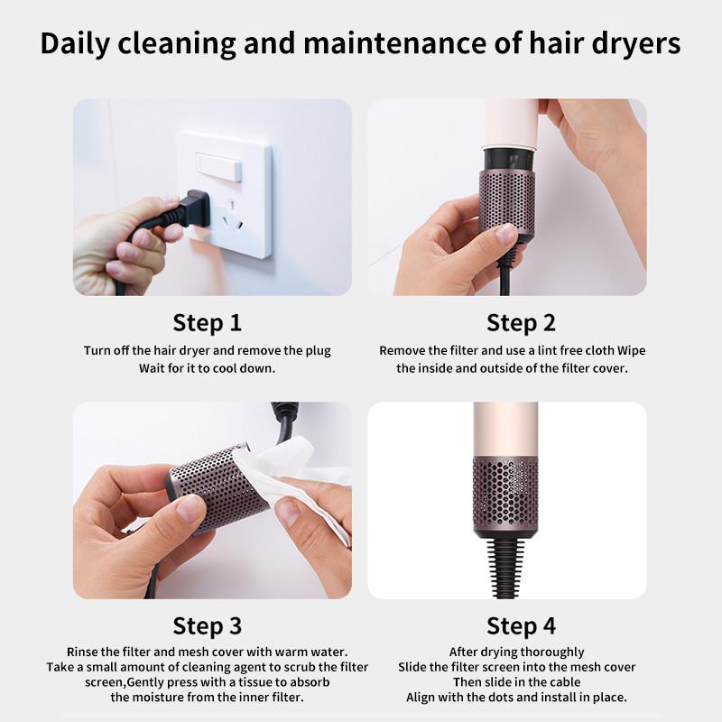 HD18 Handheld Hair Drying Machine Portable High Speed Negative Ion Hair Dryer Silent Fast Hair Drying Styling Tools