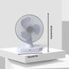 Desktop fan office home dormitory mini fan USB charging long battery life shaking head fan desktop fan