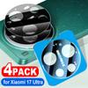 1-3Pcs Lens Protector for Xiaomi 17 Ultra Full Glue Back Camera Protector Locator Installation Lens Film Tempered Glass 17Ultra
