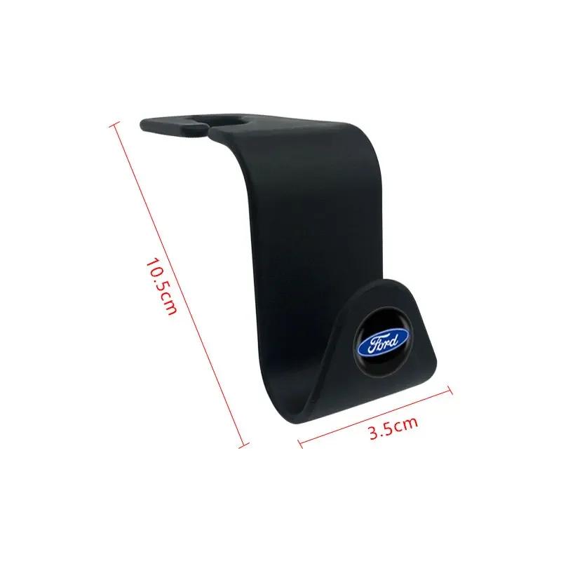 Autoaufkleber Ford 1/2 Stück Universeller Auto Sitz Kopfstützenhaken Aufbewahrungshaken Für Ford Focus Mondeo Kuga Fiesta MK7 Escort Explorer E