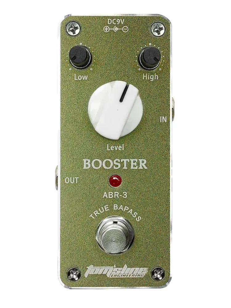 Aroma ABR-3 Booster Guitar Pedal Aluminum Alloy Housing Mini Guitar Effect Pedal True Bypass Electric Guitar Parts & Accessories
