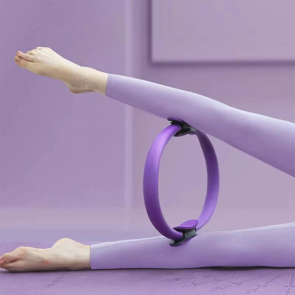 10pcs Pilates Essentials Kit with Stretching Strap 8 Resistance Bands Pilates Ring and Ball Set with Storage Bag for Workout