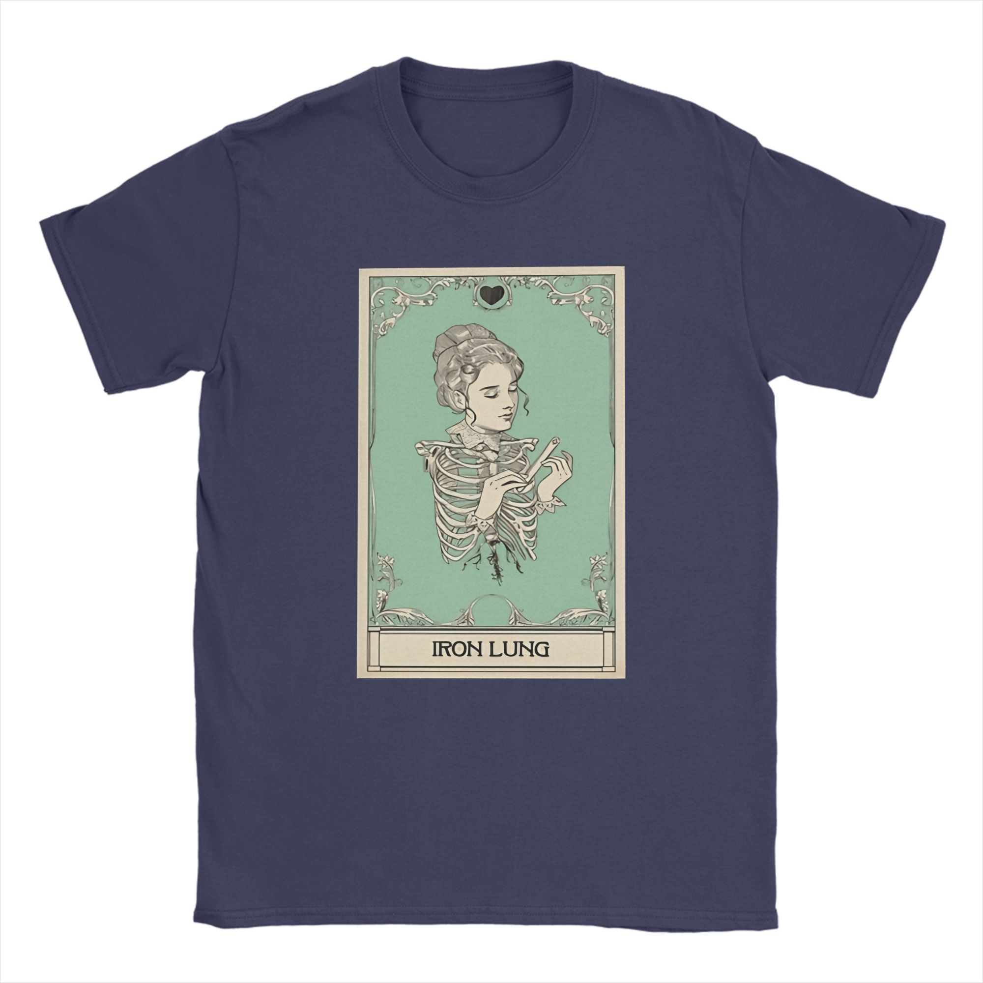 

Iron lung ability card Men T Shirt Novelty Tees Short Sleeve Crewneck TShirt 100 Cotton Graphic Tops 4XL