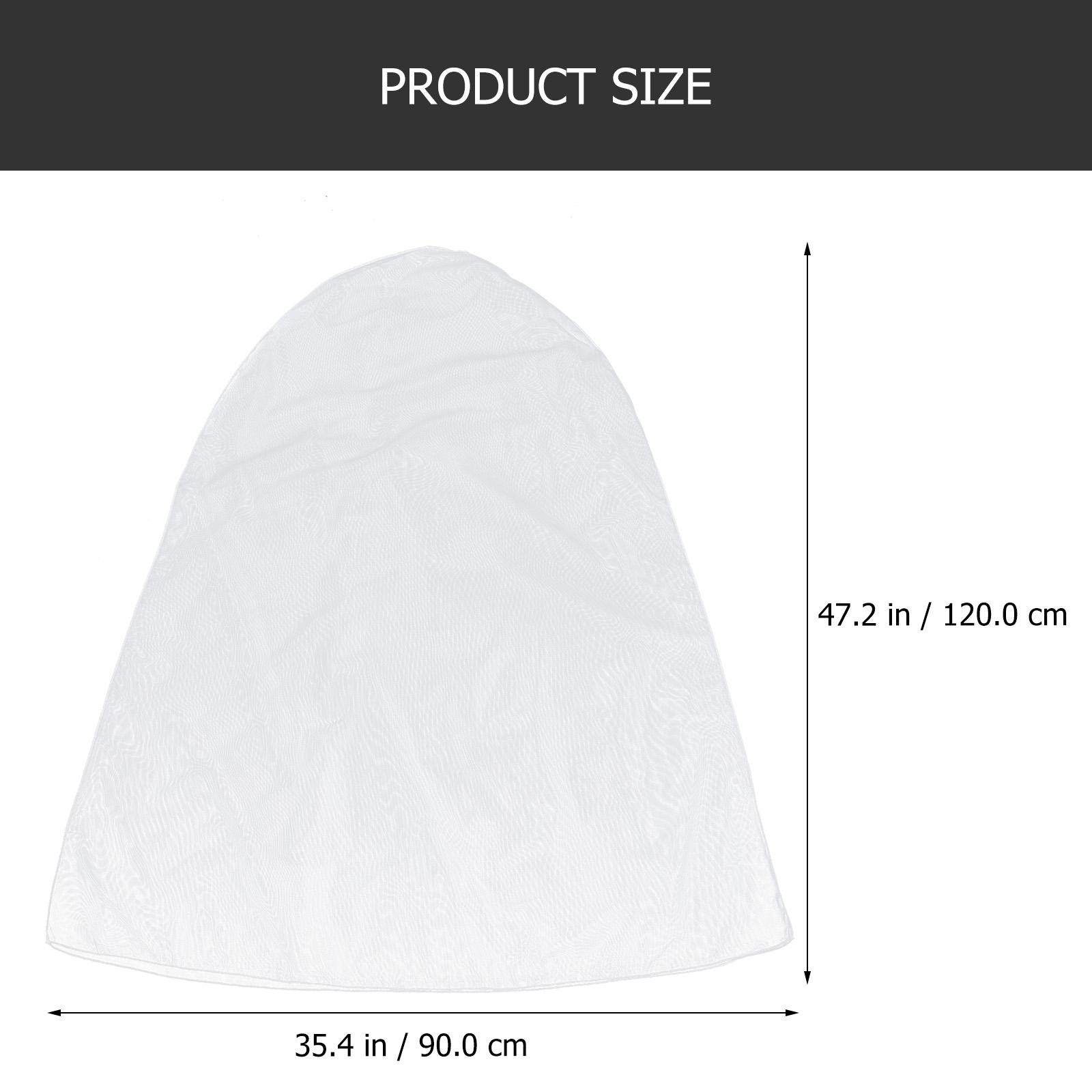 

Wedding Dress Cover Anti-Dust Mesh Garment Bag Thickened Long Dress Storage Travel Clothes Cover Bridal Gown Protector
