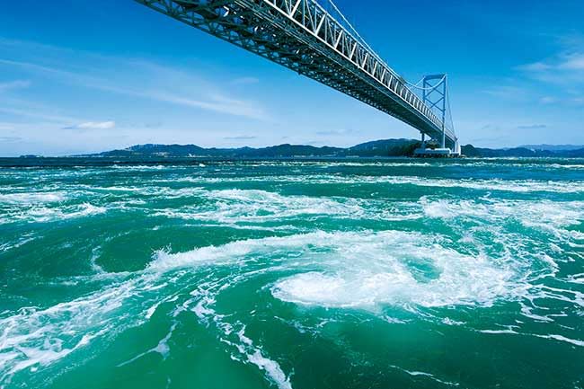 Japanese Onaruto Bridge and Whirlpools X 50 Jigsaw Made In APPLEONE 1000-913 Landscape (Tokushima Prefecture), 1000-piece (75 Cm) Puzzle, Japan,