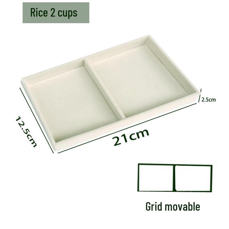 Samt-Schmuckschatulle für Ringe und Ohrringe - Staubdichte Aufbewahrungs- und Vitrinenschachtel