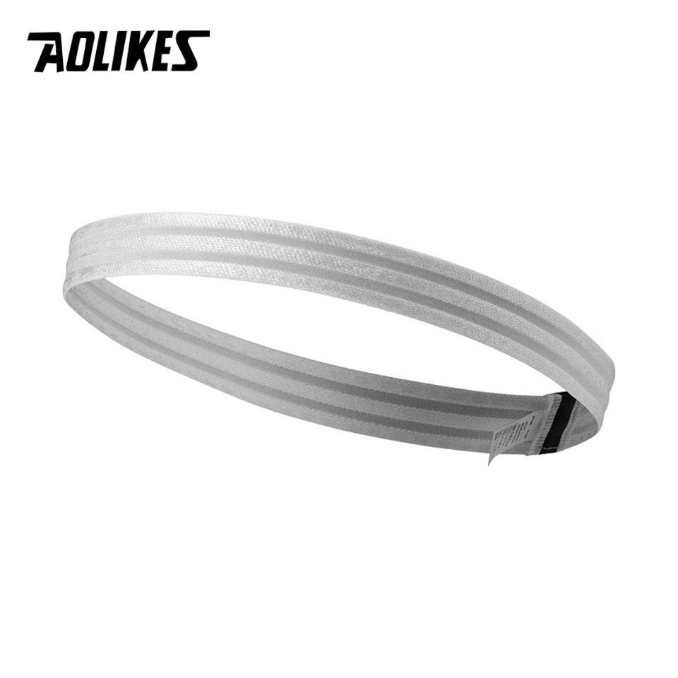 Aolikes Solide Rutschfeste Elastische Sport Outdoor Stirnbänder Haar Stirnbänder Für Männer Übung Haarbänder Schweißbänder Für Frauen