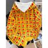 Womens Oversized Hoodie With 3D Animal Print Digital Loose Fit Long Sleeve Sweatshirt Winter Streetwear