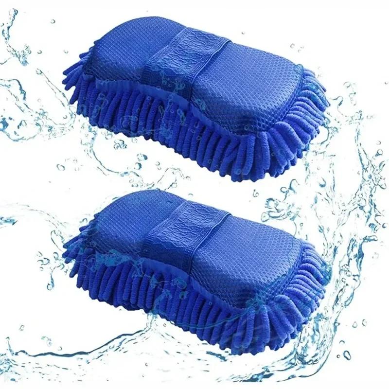 Autowaschanlage Mikrofaser Chenille Autowaschschwamm Pflege Waschbürste Pad Waschtuch Autohandschuhe Styling Zubehör Gadget
