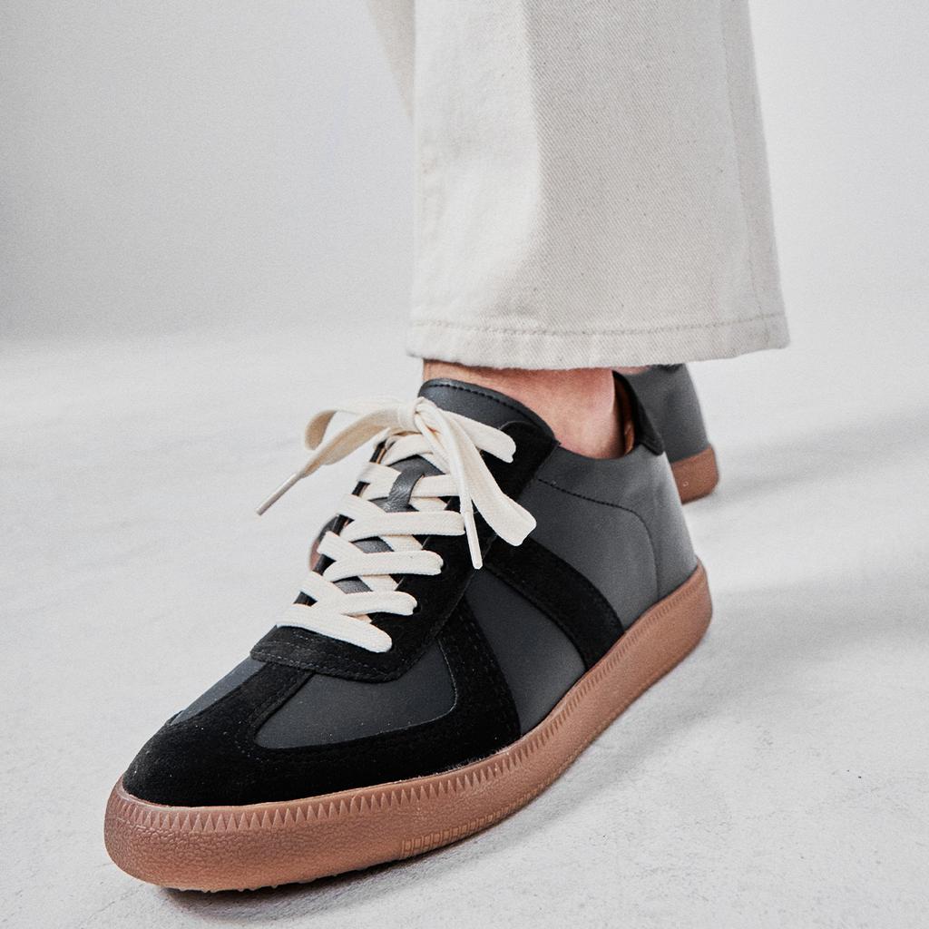 [HEELTOP] JC3502 5.5cm Height German Army Sneakers Rohan Navy, JC3502, 7000032233, Popular Korean Shoes