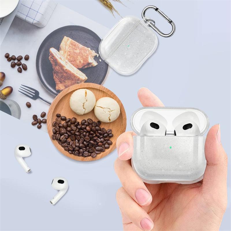 Transparent Case For Apple AirPods Pro 1 2 Earphone Soft TPU Clear Protective Cover With Cleaner Kit Keychain For Air Pods 3 2 1