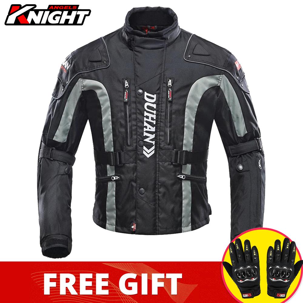 DUHAN Motocyklový oblek Bunda a kalhoty Nepromokavá závodní bunda Ochranná podšívka pro motokros Čtyři sezóny Motocyklová bunda Pánská M-3XL