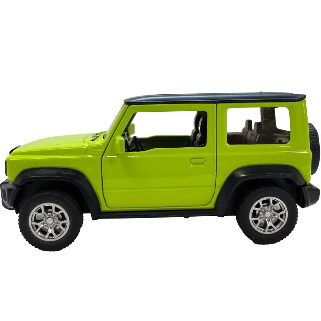 Scale Suzuki Jimny MSZ Diecast Model Car in Yellow Green 1/32