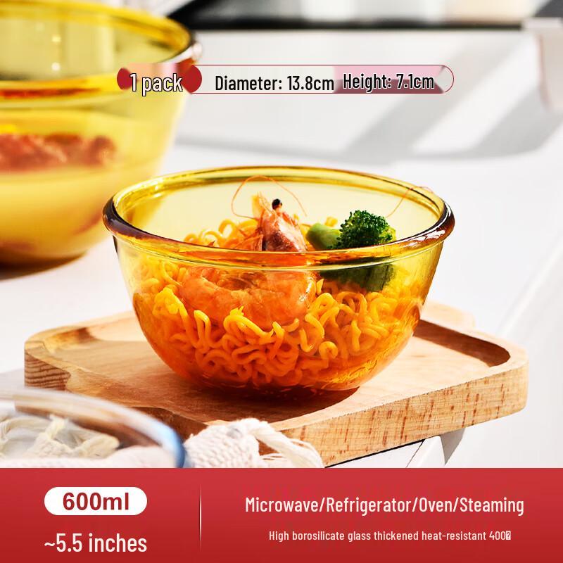 Набор термостойких стеклянных мисок Qianxing
