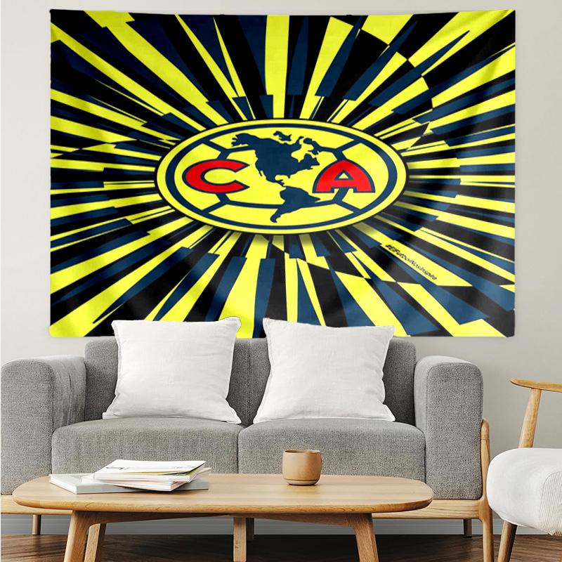 Club America Emblem Tapestry Accessories Playroom Tapestry, for Bedroom,Livingroom, dormitory Room Wall Decor Fan Birthday Gifts