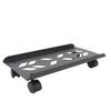 Computer Tower Stand with Wheels Ventilated Steel PC Mobile CPU Stand for Gaming Office Desk