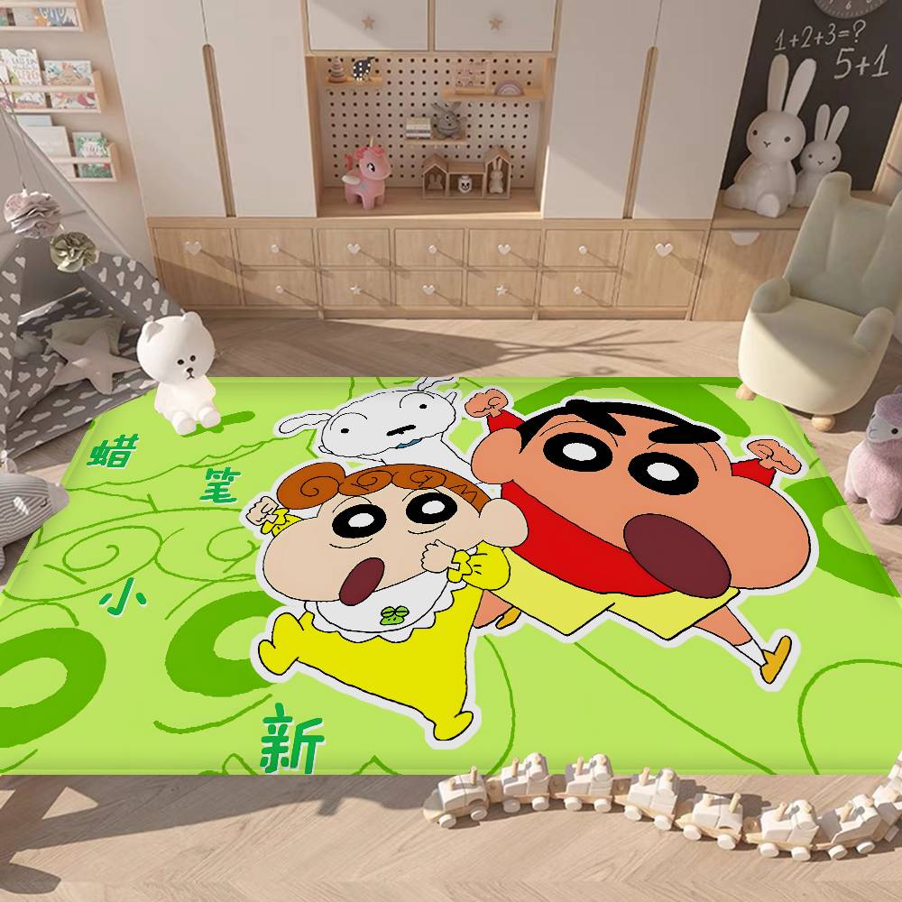 Anime Cartoon C Crayon Shin Chans Bathroom Mat Kids Room Bedroom Decoration Balcony Anti Slip Doormat Living Room Welcome Rug