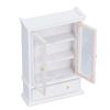 1: 12 Dollhouse Furnitures Miniature Wood Simulation Cabinet Bookcase Bookshelf