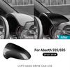 For Abarth 595 695 2012-2019 2020 2025 2025 2025 2025 Real Hard Dry Carbon Fiber Sticker LHD RHD Car Dashboard Speedometer Panel