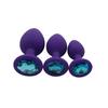 3 Pcs 3 Size Silicone Jeweled Anal Butt Plugs Anal Trainer Toys